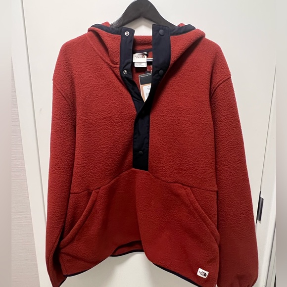 North Face Carbondale 1/4 Snap Fleece Hoodie - NWT - Picture 4 of 8